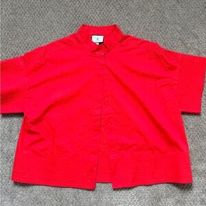 Dupioni Trapunto Stitch Sofia Shirt